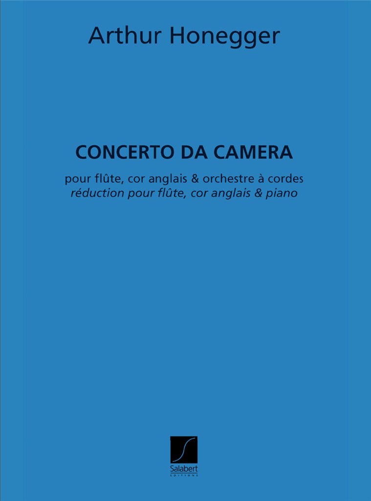 Concerto Da Camera Flute-Cor-Ang-Piano Reduction